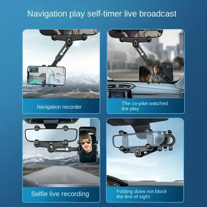 Car Rearview Mirror Phone Holder